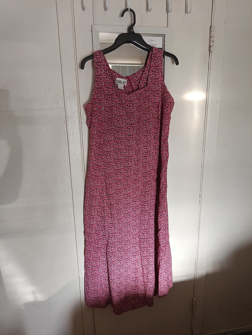 Robbie Bee Pink Floral Sleeveless Maxi Dress